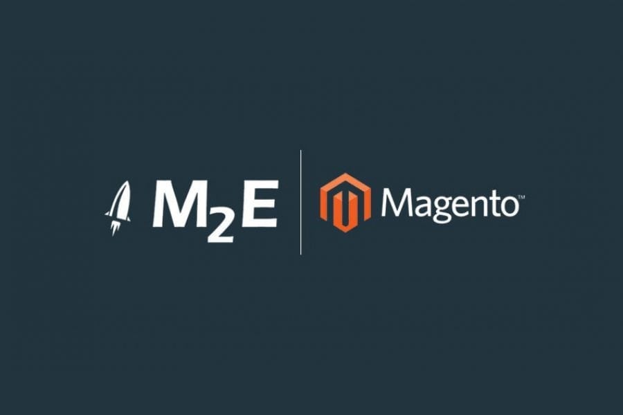 m2e logo | Magento badge