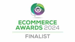 Ecommerce Awards 2024 Finalist logo on white background