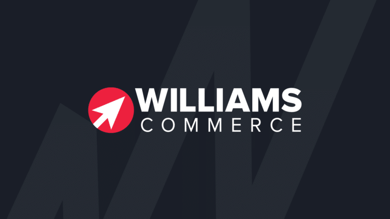 williams commerce logo on background