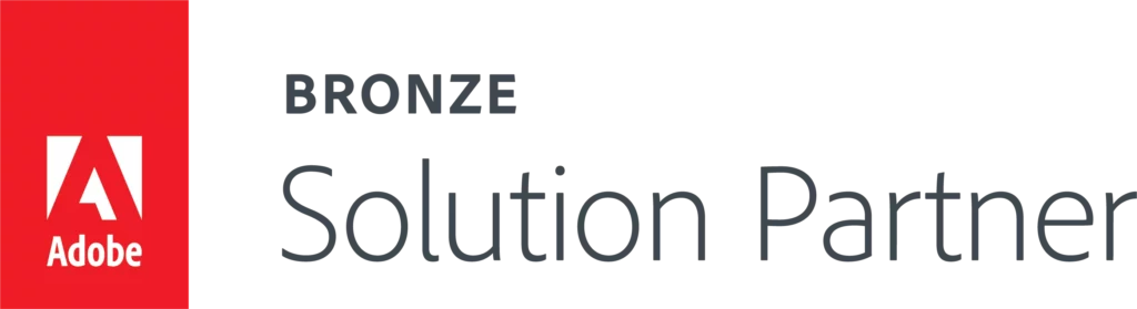 Adobe bronze solution partner logo